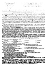 Bộ đề ôn thi tốt nghiệp Trung học phổ thông môn Tiếng Anh - Năm học 2016-2017
